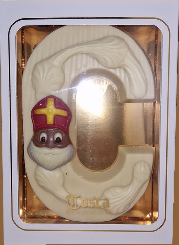 Tosca Luxe Chocoladeletter C Wit