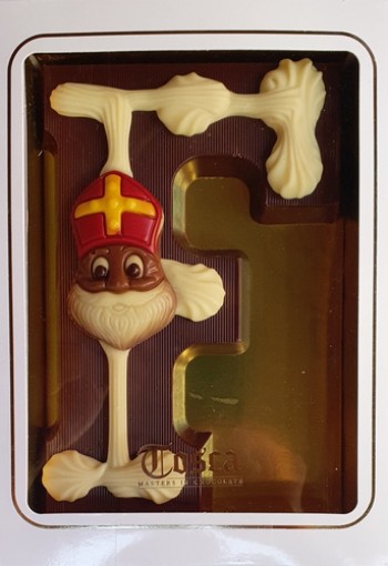Tosca Luxe Chocoladeletter F Puur