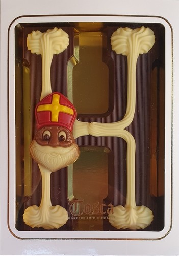 Tosca Luxe Chocoladeletter H Puur