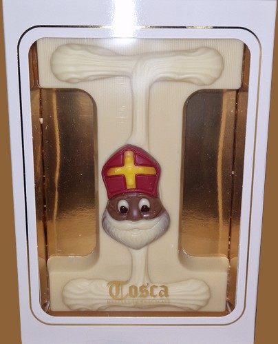 Tosca Luxe Chocoladeletter I Wit