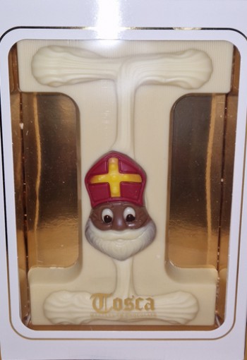 Tosca Luxe Chocoladeletter I Wit