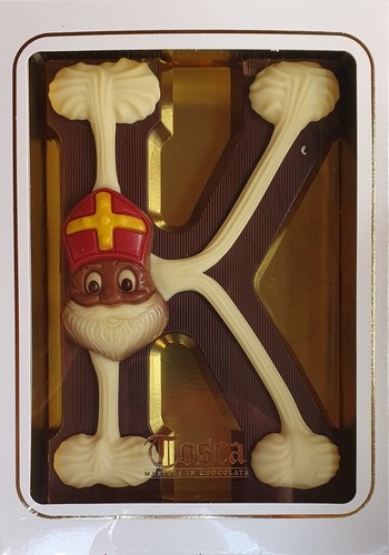 Tosca Luxe Chocoladeletter K Puur