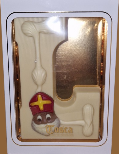 Tosca Luxe Chocoladeletter L Wit