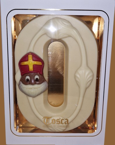 Tosca Luxe Chocoladeletter O Wit