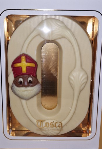 Tosca Luxe Chocoladeletter O Wit