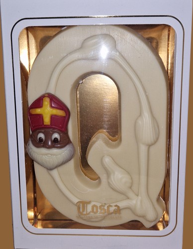 Tosca Luxe Chocoladeletter Q Wit