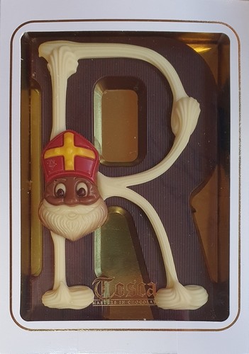 Tosca Luxe Chocoladeletter R Puur