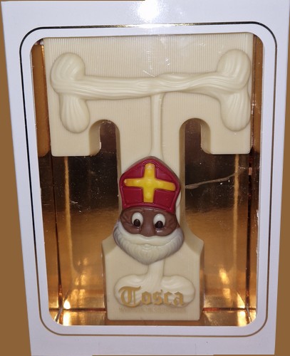 Tosca Luxe Chocoladeletter T Wit
