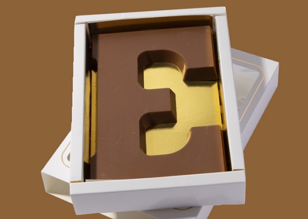 Tosca Chocoladeletter E melk 135 gram