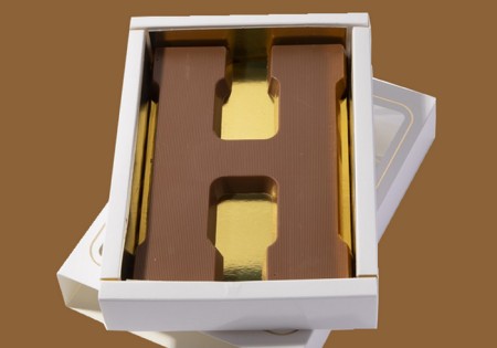 Tosca Chocoladeletter H melk 135 gram