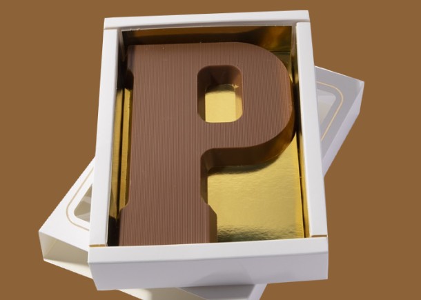 Tosca Chocoladeletter P melk 135 gram