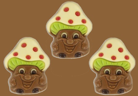 Paddestoel Melk bakje 7stuks