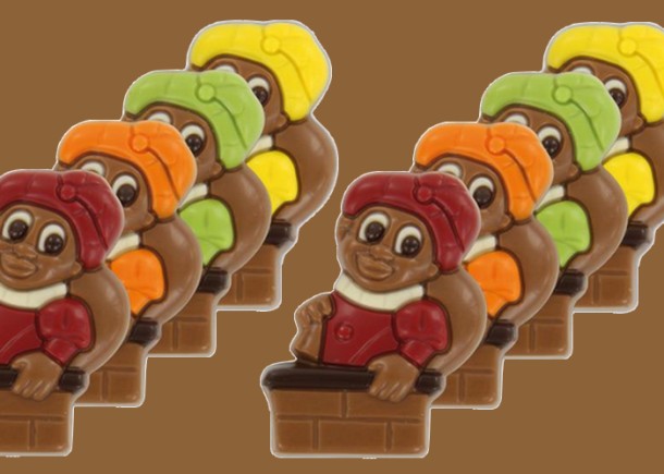 Sintchocolade Pieterman melk Bakje 7 stuks