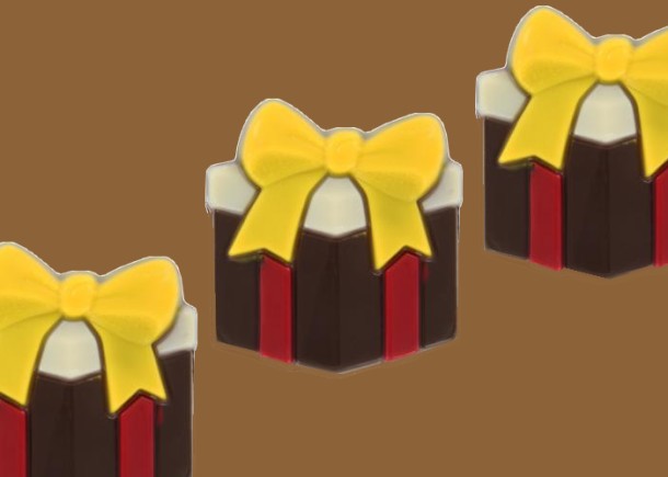 Sintchocolade Surprise puur Bakje 7 stuks