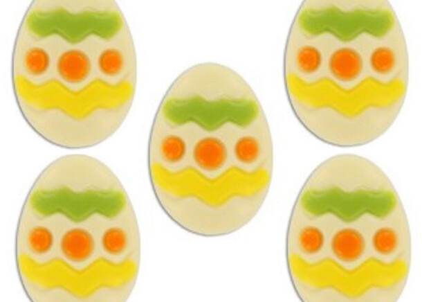 Martinez Paasei massief wit bakje 7 stuks